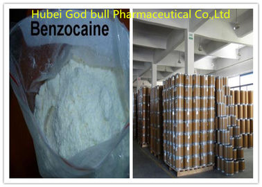 China CAS 94-09-7 Benzocain Local Anesthetic Powder White Crystalline For Pain Reliever supplier