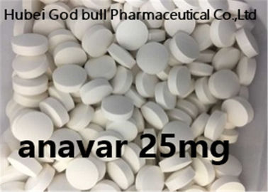 China Anavar 25mg Weight Loss Steroids White Pill Oxandrolone Bodybuilding Cutting Cycle supplier