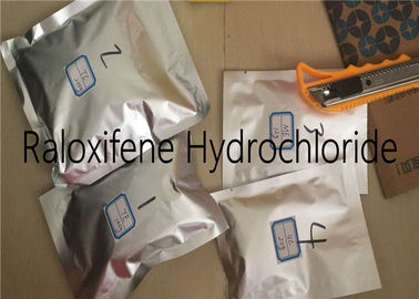 China Raloxifene Hydrochloride Anti Estrogen Steroid Light Yellow Powder CAS 82640-04-8 supplier